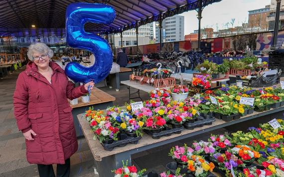 Flower stall