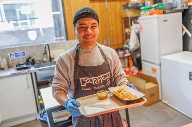 Lakhey Street Food trader