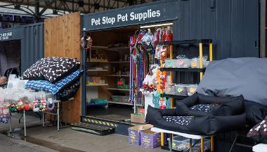 Pet Stop Pet Supplies stall